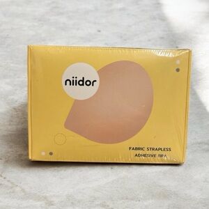 Fabric Strapless Adhesive Bra - Tan